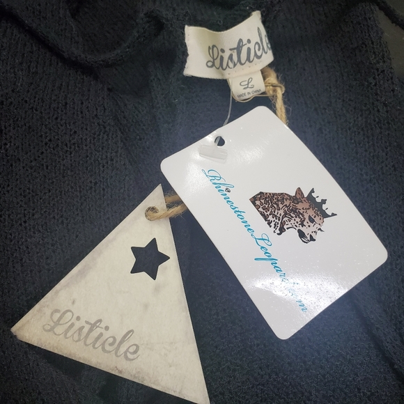 NWT LISTICLE | Sweater Knit Sleeveless Romper - Picture 10 of 13